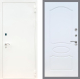 Дверь Рекс (REX) 1А Белая шагрень FL-128 Белый ясень в Кашире