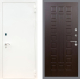 Входная металлическая Дверь Рекс (REX) 1А Белая шагрень FL-183 Венге в Кашире
