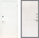 Входная металлическая Дверь Рекс (REX) 1А Белая шагрень GL Акация в Кашире