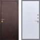 Входная металлическая Дверь Рекс (REX) Лайт 3К FL-289 Белый ясень в Кашире