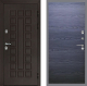 Входная металлическая Дверь Рекс (REX) Сенатор 3К GL Дуб тангенальный черный в Кашире