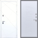 Входная металлическая Дверь Рекс (REX) 13 Силк Сноу FL-289 Белый ясень в Кашире