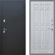 Входная металлическая Дверь Рекс (REX) 5 Черный Муар FL-33 Сандал белый в Кашире