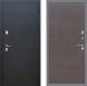 Входная металлическая Дверь Рекс (REX) 5 Черный Муар GL венге поперечный в Кашире