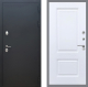 Входная металлическая Дверь Рекс (REX) 5 Черный Муар Смальта Силк Сноу в Кашире