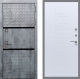 Входная металлическая Дверь Рекс (REX) 15 Бетон Темный FL-289 Белый ясень в Кашире
