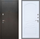 Входная металлическая Дверь Рекс (REX) 5 Серебро Антик FL-128 Силк Сноу в Кашире