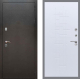 Входная металлическая Дверь Рекс (REX) 5 Серебро Антик FL-289 Белый ясень в Кашире