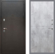 Входная металлическая Дверь Рекс (REX) 5 Серебро Антик FL-290 Бетон светлый в Кашире