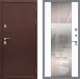 Входная металлическая Дверь Рекс (REX) 5А СБ-16 Зеркало Силк Сноу в Кашире