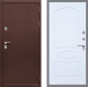 Входная металлическая Дверь Рекс (REX) 5А FL-128 Силк Сноу в Кашире