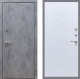 Входная металлическая Дверь Рекс (REX) 13 Бетон Темный FL-289 Белый ясень в Кашире