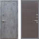 Входная металлическая Дверь Рекс (REX) 13 Бетон Темный GL венге поперечный в Кашире