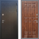 Входная металлическая Дверь Рекс (REX) Премиум-246 FL-33 орех тисненый в Кашире