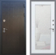 Входная металлическая Дверь Рекс (REX) Премиум-246 Зеркало Пастораль Силк Сноу в Кашире