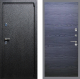 Входная металлическая Дверь Рекс (REX) 3 GL Дуб тангенальный черный в Кашире
