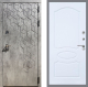 Входная металлическая Дверь Рекс (REX) 23 FL-128 Силк Сноу в Кашире