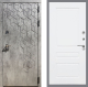 Входная металлическая Дверь Рекс (REX) 23 FL-243 Силк Сноу в Кашире