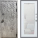 Входная металлическая Дверь Рекс (REX) 23 Зеркало Пастораль Белый ясень в Кашире