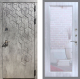 Входная металлическая Дверь Рекс (REX) 23 Зеркало Пастораль Сандал белый в Кашире