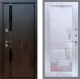 Входная металлическая Дверь Рекс (REX) 26 Зеркало Пастораль Сандал белый в Кашире