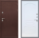 Входная металлическая Дверь Рекс (REX) 5 металл 3 мм FL-128 Белый ясень в Кашире