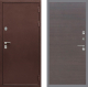 Входная металлическая Дверь Рекс (REX) 5 металл 3 мм GL венге поперечный в Кашире