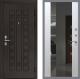 Входная металлическая Дверь Рекс (REX) Сенатор Cisa СБ-16 Зеркало Белый ясень в Кашире