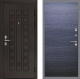 Входная металлическая Дверь Рекс (REX) Сенатор Cisa GL Дуб тангенальный черный в Кашире